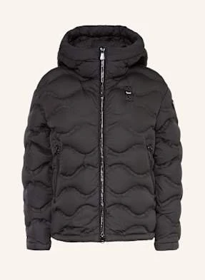 Blauer Kurtka Puchowa Lorraine schwarz