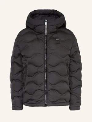 Blauer Kurtka Puchowa Lorraine schwarz
