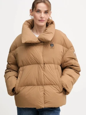 Blauer kurtka puchowa ROSS kolor brązowy zimowa BLDC03166