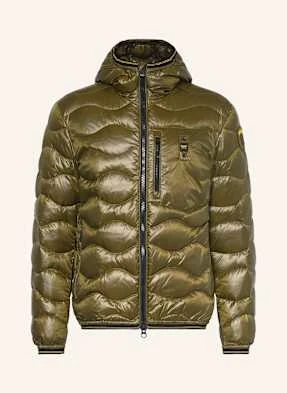 Blauer Kurtka Puchowa Wave gruen