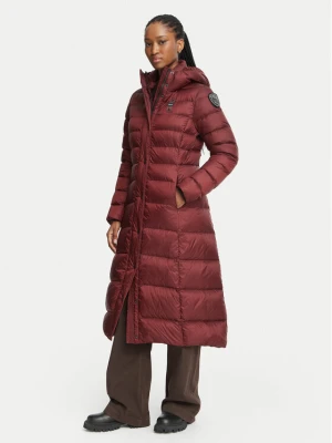 Blauer Kurtka zimowa Anita 26WBLDK03043 Bordowy Regular Fit