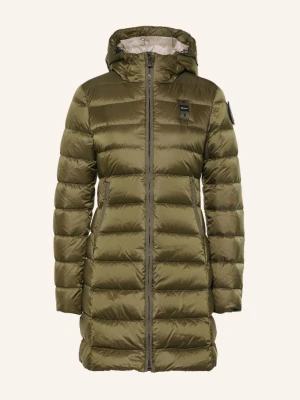 Blauer Lekki Płaszcz Puchowy Agnes gruen KHAKI