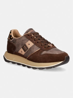 Blauer MILLS sneakersy damskie brązowy