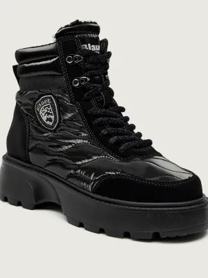 BLAUER Ocieplane trapery BLANCA03 | z dodatkiem skóry