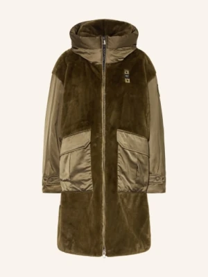 Blauer Płaszcz Paever M Mieszanka Materiałów gruen