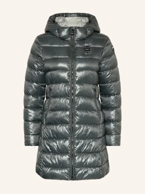 Blauer Płaszcz Pikowany Adelaide grau