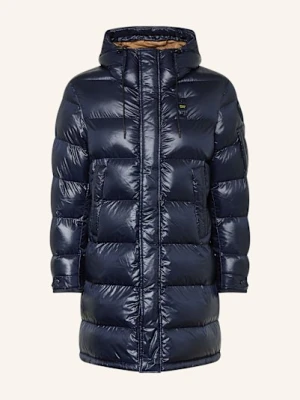 Blauer Płaszcz Pikowany Aldrich blau