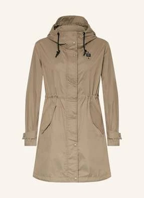 Blauer Płaszcz Przeciwdeszczowy Emery beige