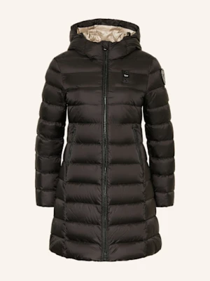 Blauer Płaszcz Puchowy Agnes schwarz