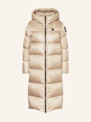 Blauer Płaszcz Puchowy Celia beige