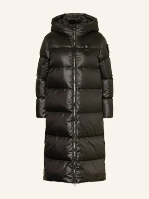 Blauer Płaszcz Puchowy Celia schwarz