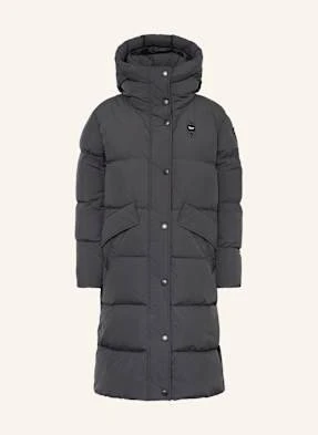 Blauer Płaszcz Puchowy Lena schwarz