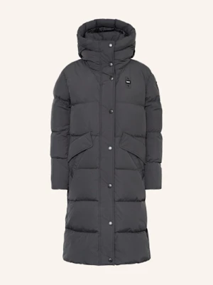 Blauer Płaszcz Puchowy Lena schwarz