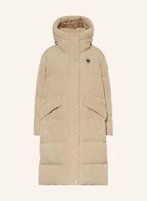 Blauer Płaszcz Puchowy Lucy beige