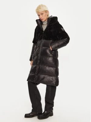 Blauer Płaszcz zimowy 24WBLDK02556 Czarny Regular Fit