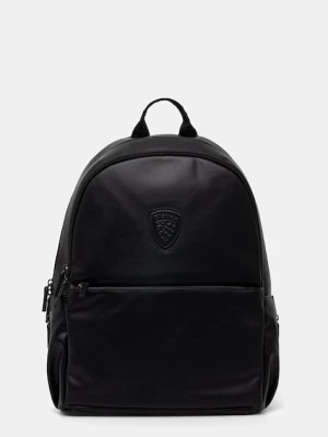 Blauer plecak męski z imitacji skóry