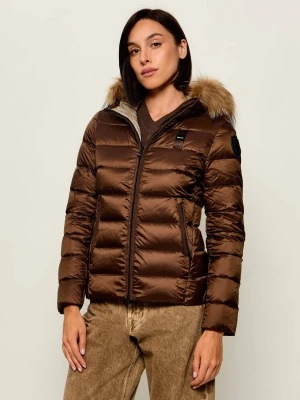 BLAUER Puchowa kurtka Arcadia | Slim Fit brązowy