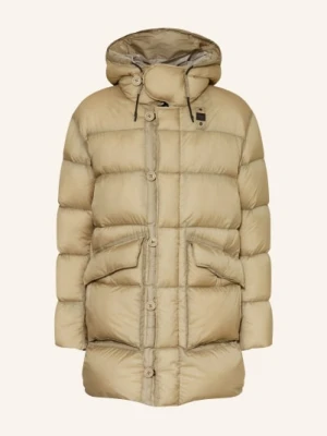 Blauer Puchowy Płaszcz Basto beige