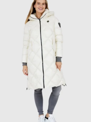 BLAUER Puchowy płaszcz damski Kay w kolorze ecru, Rozmiar S Blauer USA