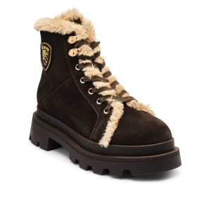BLAUER Skórzane trapery KIMMEL 06 | shearling