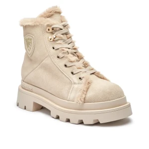 BLAUER Skórzane trapery KIMMEL 06 | shearling