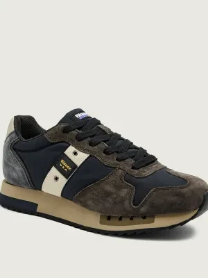 BLAUER Sneakersy QUEENS01 | z dodatkiem skóry