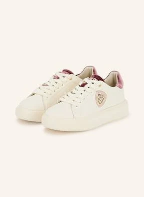 Blauer Sneakersy venus01 weiss