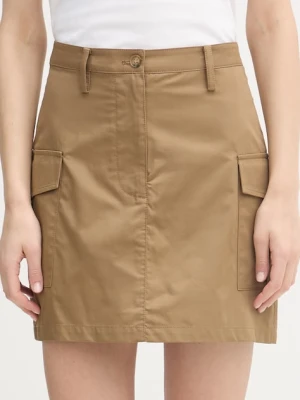 Blauer spódnica trapezowa bawełniana BLUEVIEW