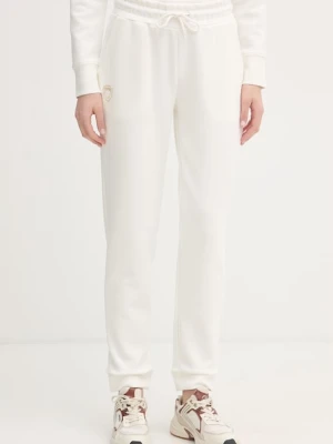 Blauer spodnie dresowe damskie z bawełną MADISON