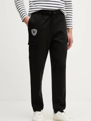 Blauer spodnie dresowe męskie z bawełną OLNEYS