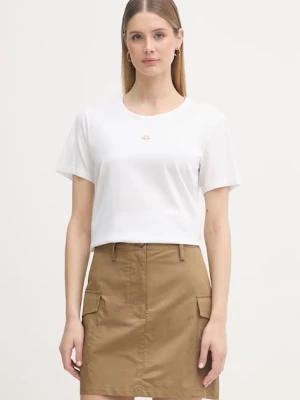 Blauer t-shirt damski bawełniany PUMPIES