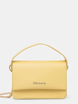 Blauer torebka crossbody damska z imitacji skóry