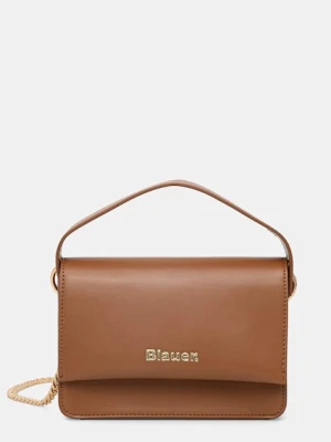Blauer torebka crossbody damska z imitacji skóry