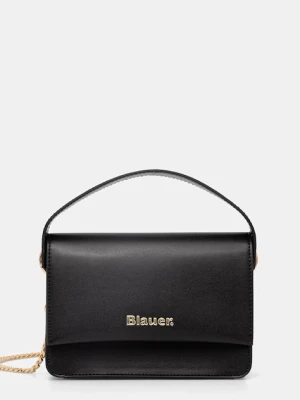 Blauer torebka crossbody damska z imitacji skóry