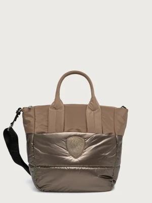 Blauer torebka shopper damska beżowy