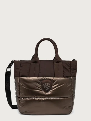 Blauer torebka shopper damska brązowy