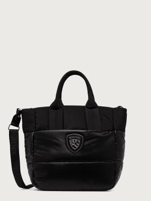 Blauer torebka shopper damska czarny