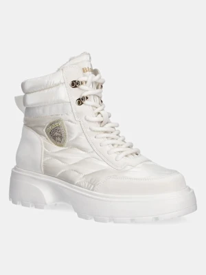 Blauer workery BLANCA damskie kolor biały na platformie lekko ocieplone F5BLANCA03/NYP