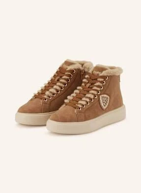 Blauer Wysokie Sneakersy braun