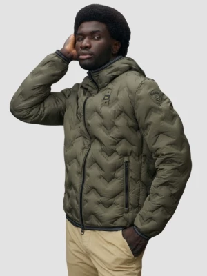 BLAUER Zielona kurtka męska Pier Short Jackets Blauer USA