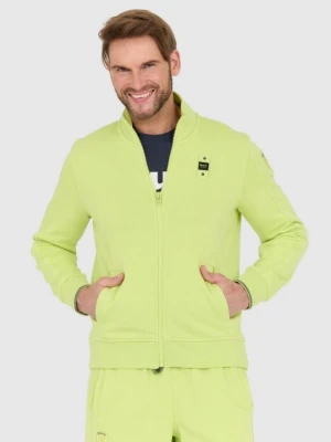 BLAUER Zielona męska rozpinana bluza, Rozmiar XL Blauer USA