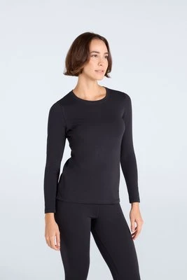 Blaze — damski top termoaktywny - Charcoal Animal