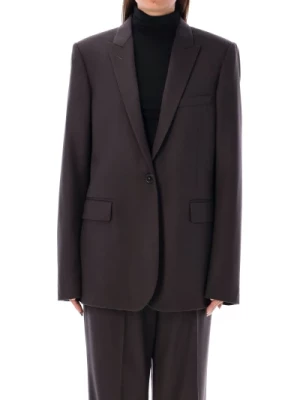 Blazer Dark Chocolate Aw24 Stella McCartney