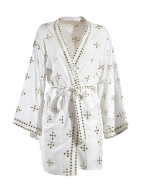 BLE Kimono w kolorze złoto-białym rozmiar: onesize