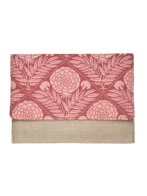 BLE Kopertówka w kolorze beżowo-różowym - 24 x 17 x 1 cm rozmiar: onesize