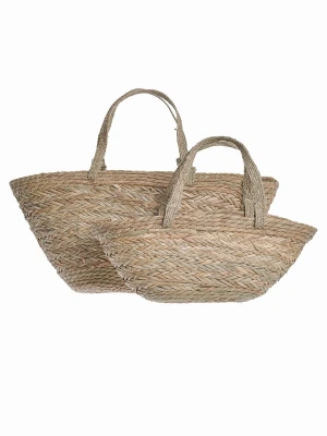 BLE Shopper bag (2 szt.) w kolorze jasnobrązowym rozmiar: onesize