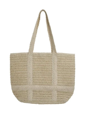 BLE Shopper bag w kolorze beżowym - 46 x 36 x 14 cm rozmiar: onesize