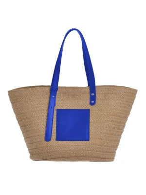 BLE Shopper bag w kolorze beżowym - 47 x 27 cm rozmiar: onesize