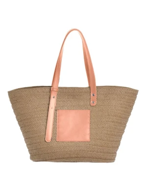 BLE Shopper bag w kolorze beżowym - 47 x 27 cm rozmiar: onesize