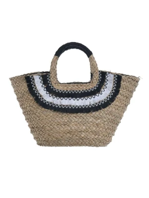 BLE Shopper bag w kolorze beżowym - 58 x 30 x 19 cm rozmiar: onesize